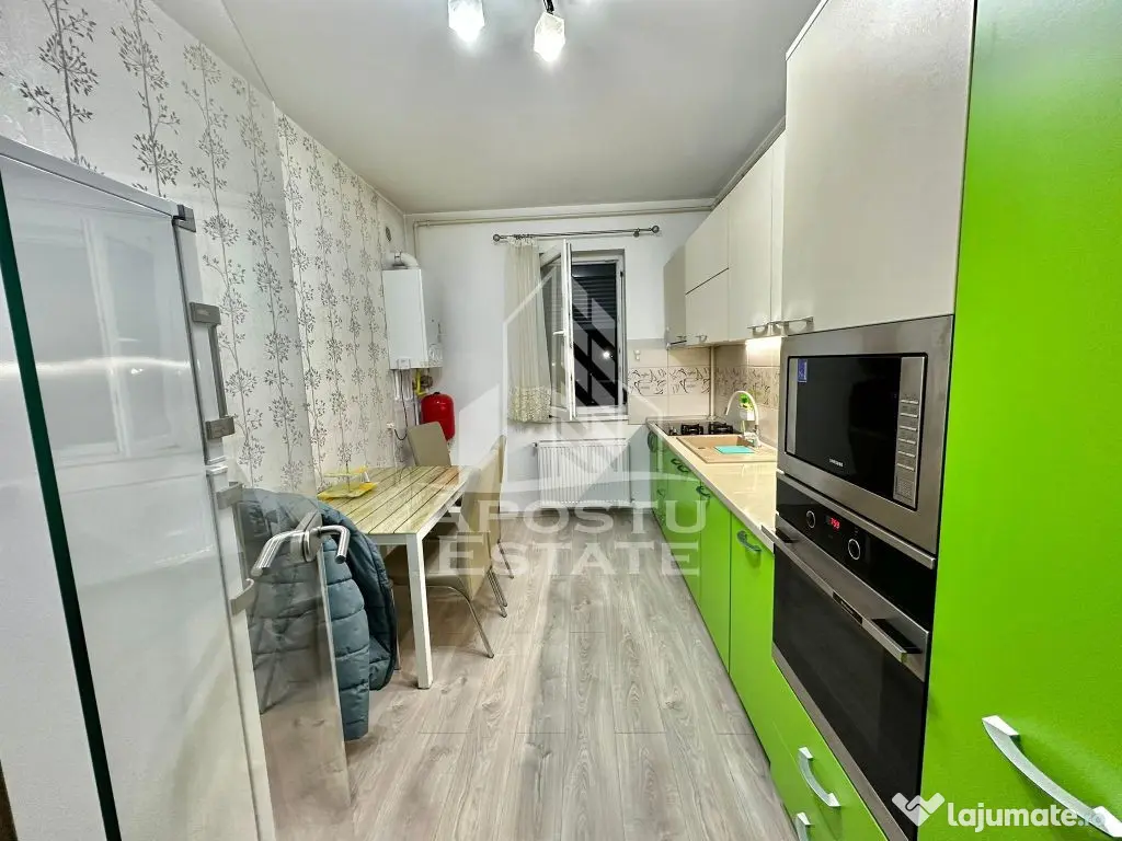 Apartament 2 camere, parter, decomandat,loc de parcare,Giroc