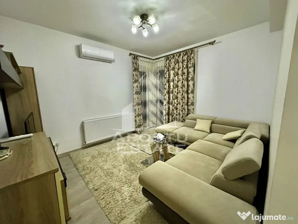 Apartament 2 camere, parter, decomandat,loc de parcare,Giroc