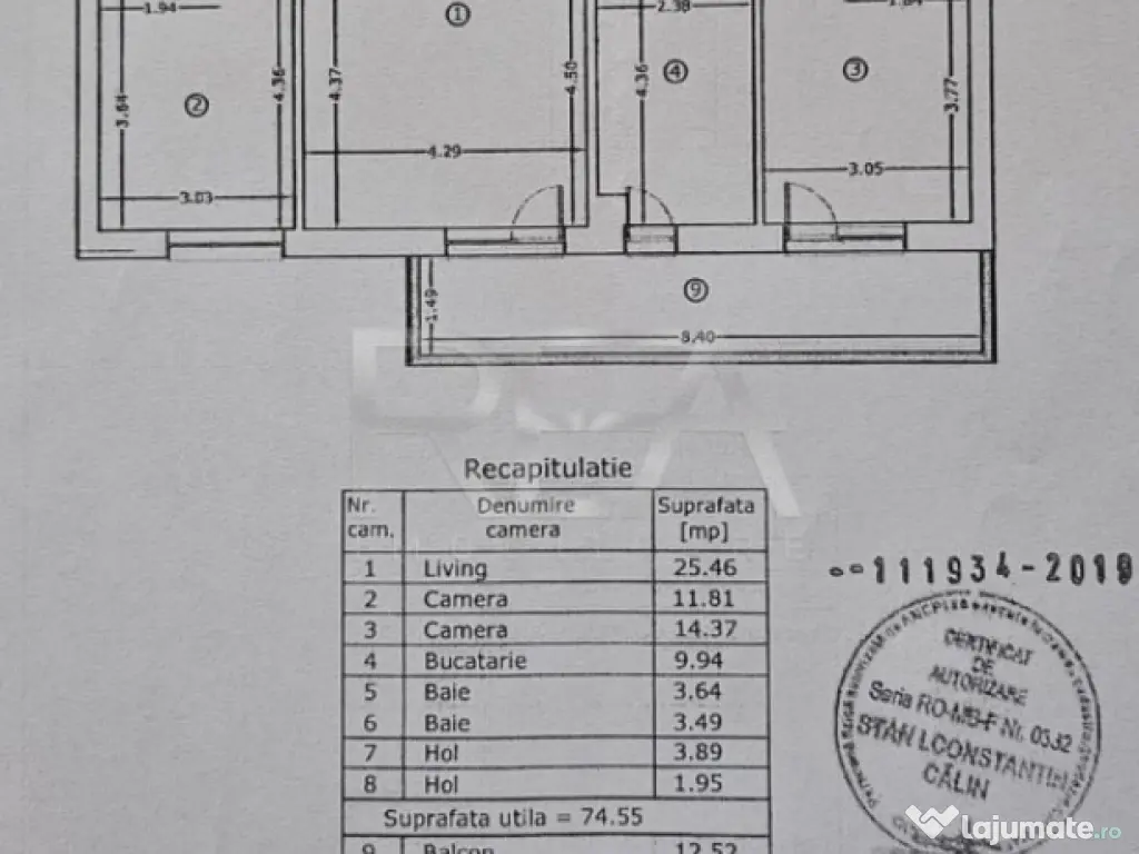 Apartament 3 camere Arcadia Domenii 
