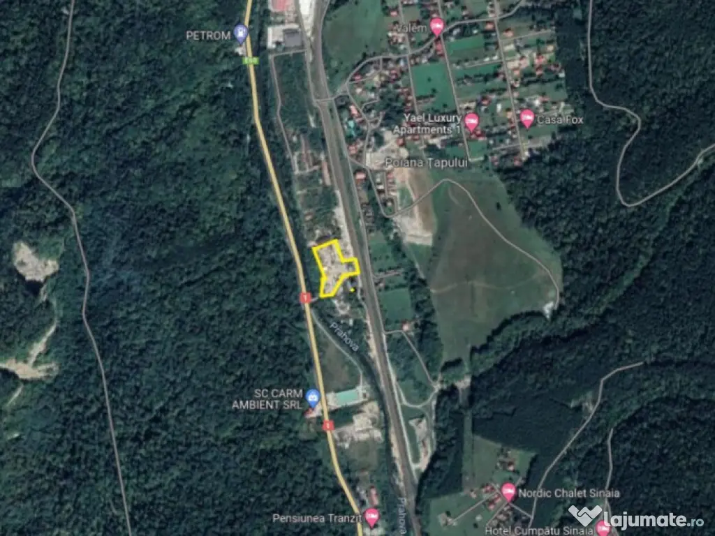 Teren Industrial Busteni - Sinaia - Acces DN1 + cale ferata