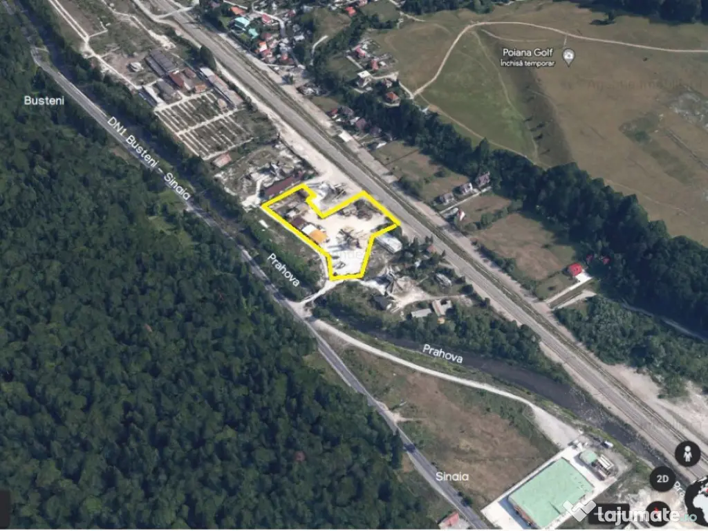 Teren Industrial Busteni - Sinaia - Acces DN1 + cale ferata