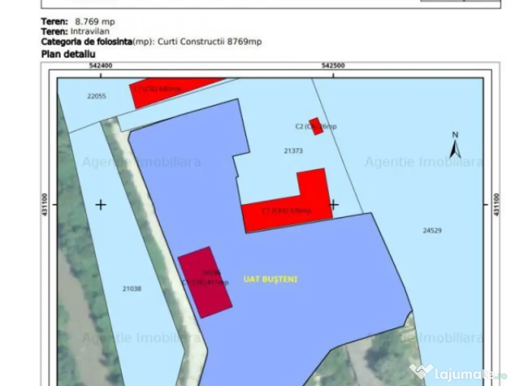 Teren Industrial Busteni - Sinaia - Acces DN1 + cale ferata