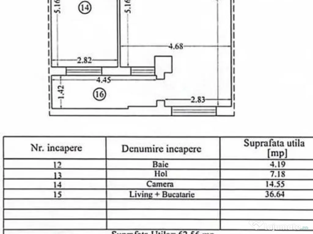 Apartament 2 camere Tomis Nord Parcul Tabacariei 