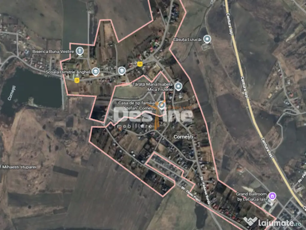 Parcele de vanzare Cornesti, Miroslava, 17.000 EURO / PARCE