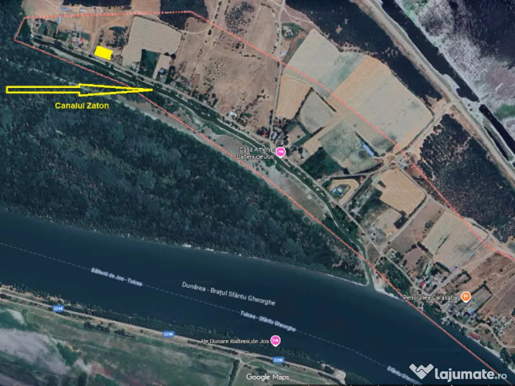 Teren- intravilan in DELTA- loc BALTENII DE JOS