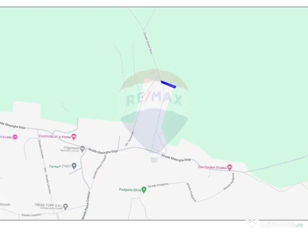 Teren intravilan de vânzare 915 mp – Săldăbagiu de M...