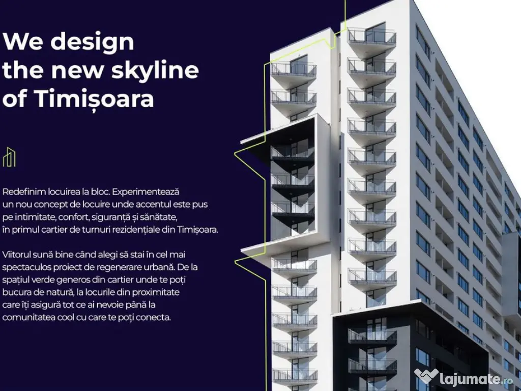 Apartament Nou | XCity Towers, Timișoara | Predare Marti... 