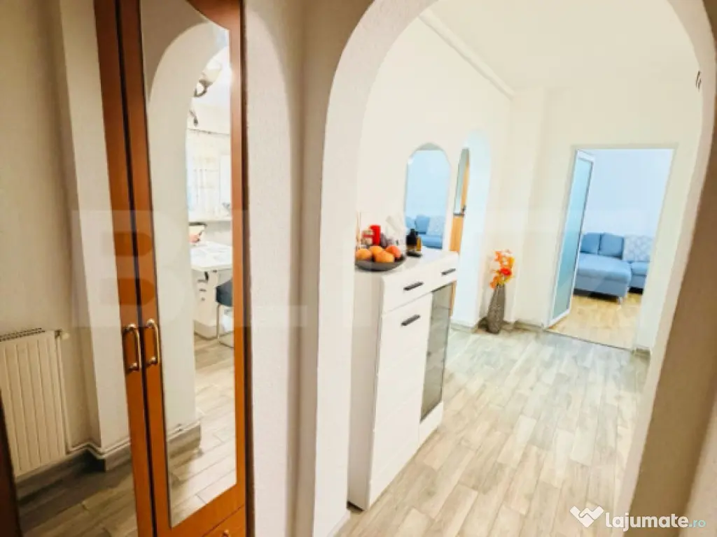 Apartament cu 3 camere, 2 bai, 2 balcoane, 2 locuri de parca