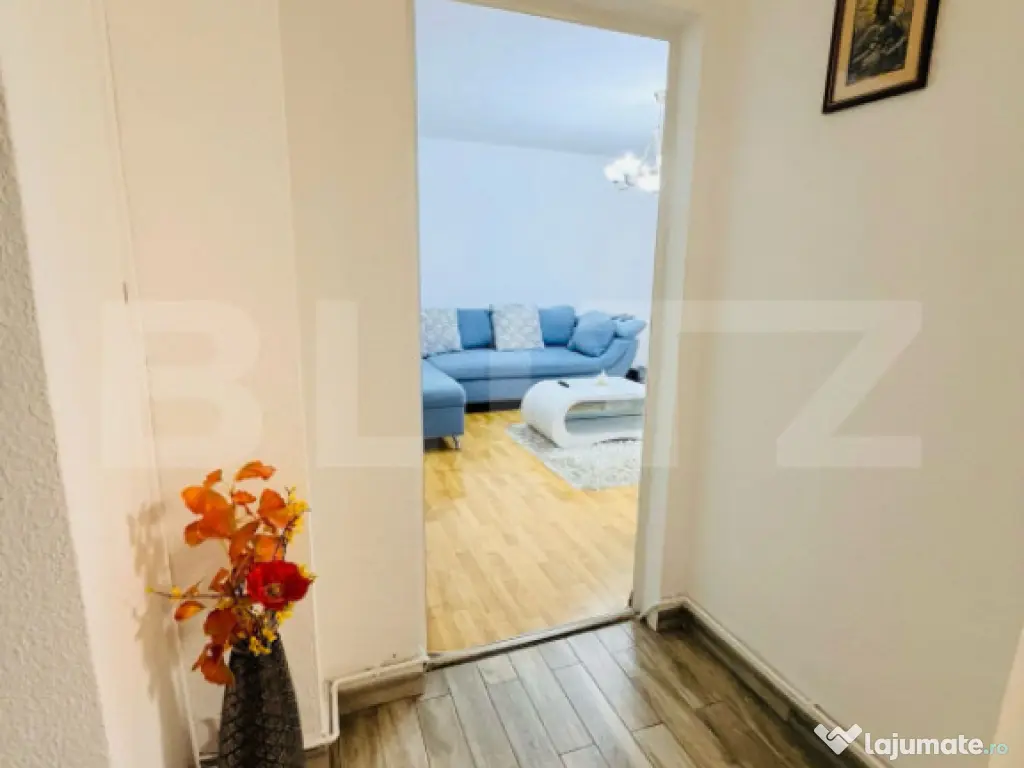 Apartament cu 3 camere, 2 bai, 2 balcoane, 2 locuri de parca