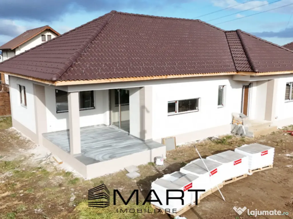 Casă Individuală modernă – 3 Dormitoare, Pod Mansardabi 