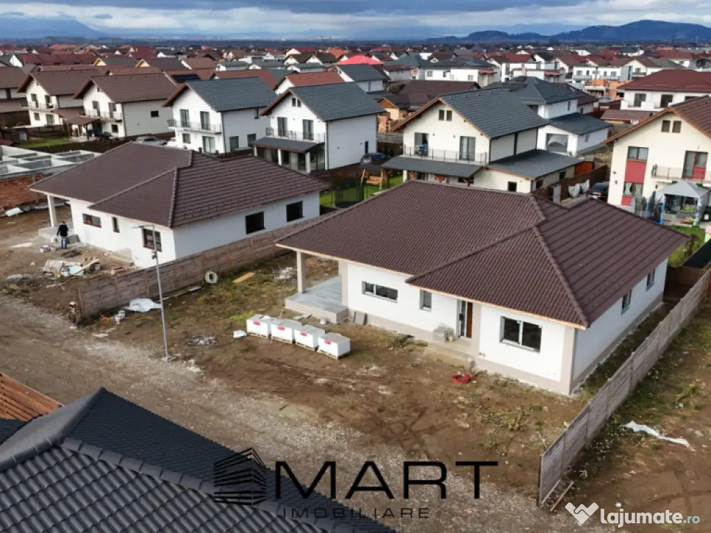 Casă Individuală modernă – 3 Dormitoare, Pod Mansardabi 