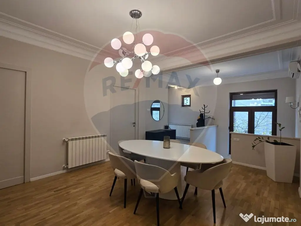 DE INCHIRIAT Zona Kiseleff- Apartament 5 camere în vila 