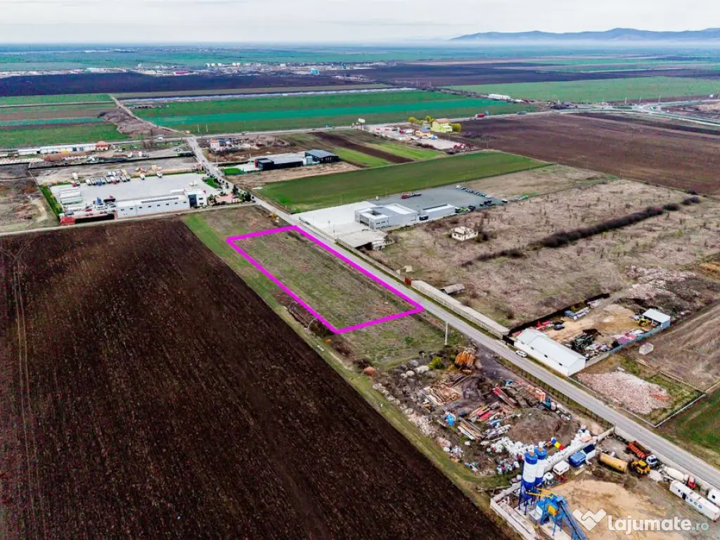 Teren cu acces DN7 și A1, ideal pentru dezvoltări indus... 