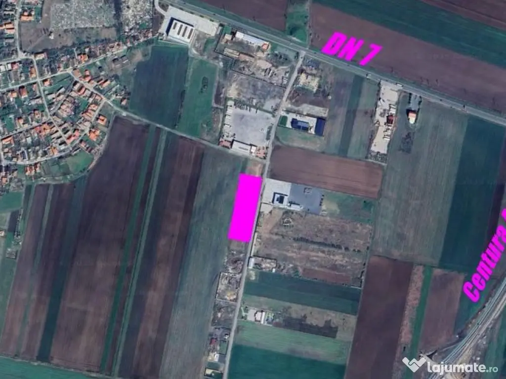 Teren cu acces DN7 și A1, ideal pentru dezvoltări indus... 