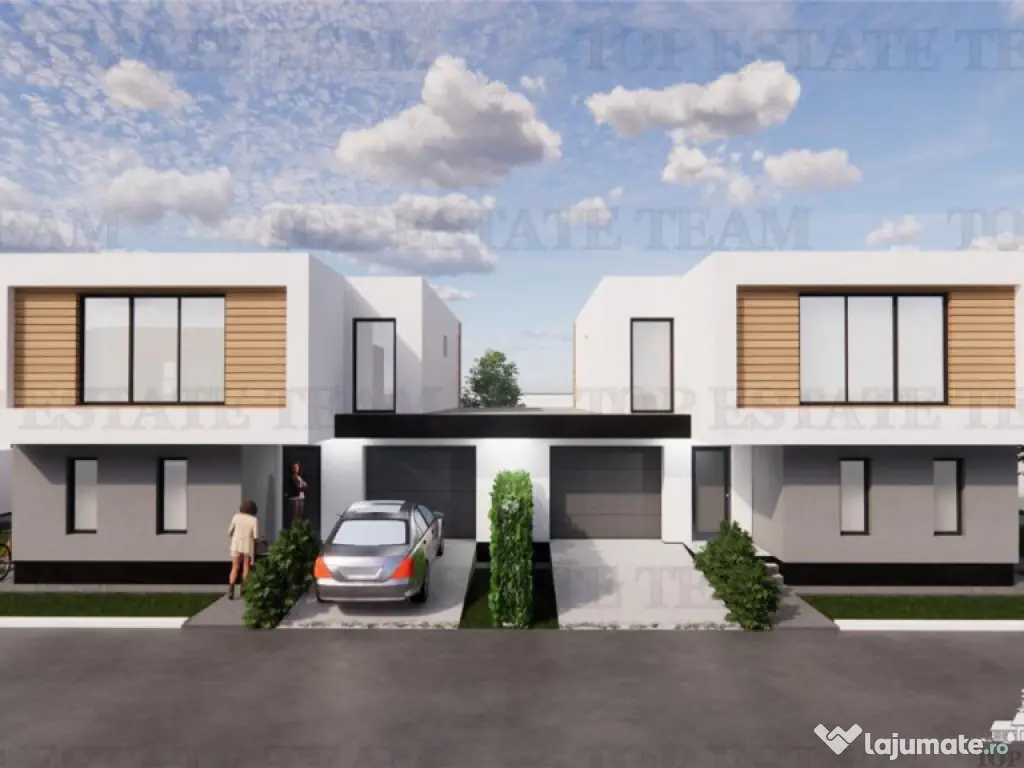 Vila premium cu garaj si piscina in Tunari 