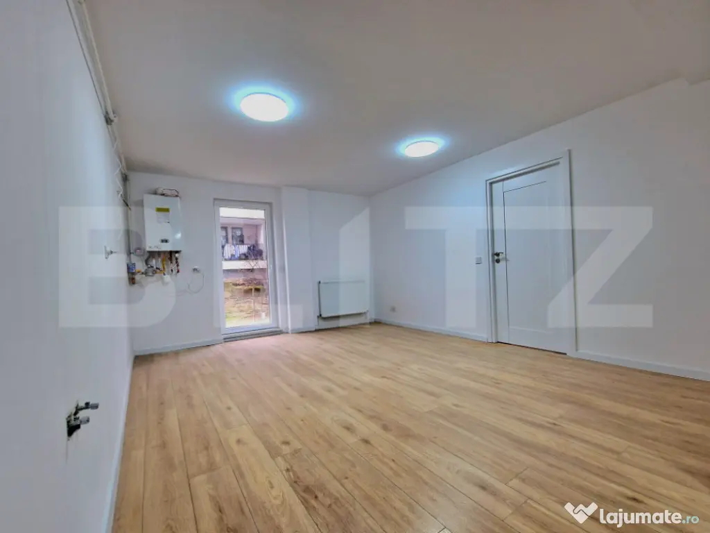 Apartament cu 2 camere, finisat nou, 45mp, balcon, parcare,