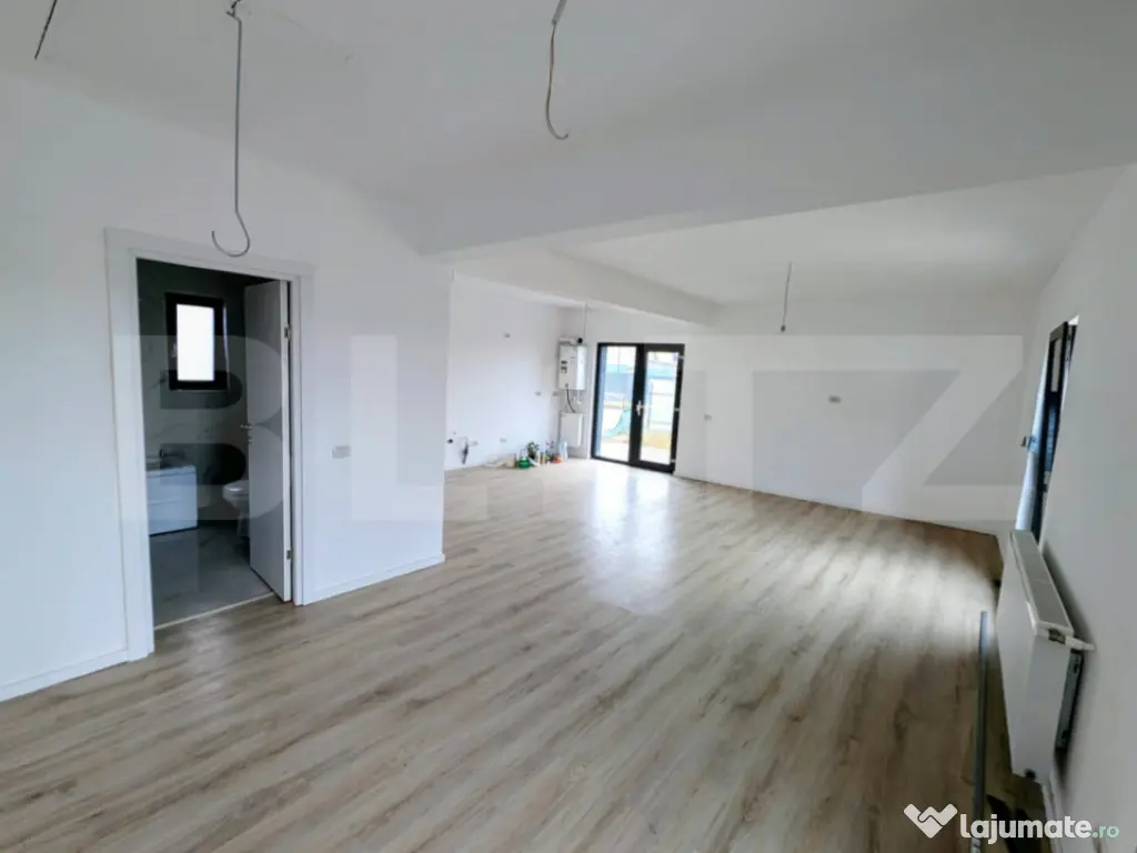 Casa plan parter, 85 mp, 3 camere, teren 350 mp, zona Visani