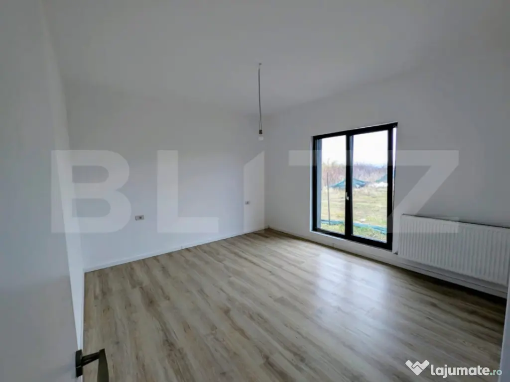 Casa plan parter, 85 mp, 3 camere, teren 350 mp, zona Visani