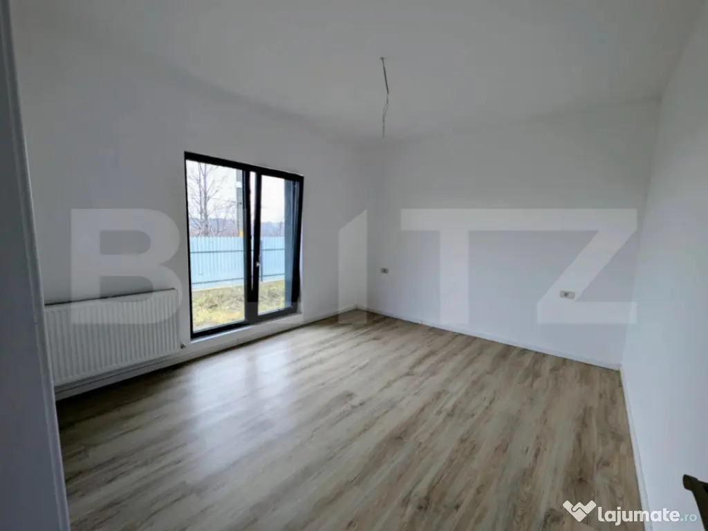 Casa plan parter, 85 mp, 3 camere, teren 350 mp, zona Visani