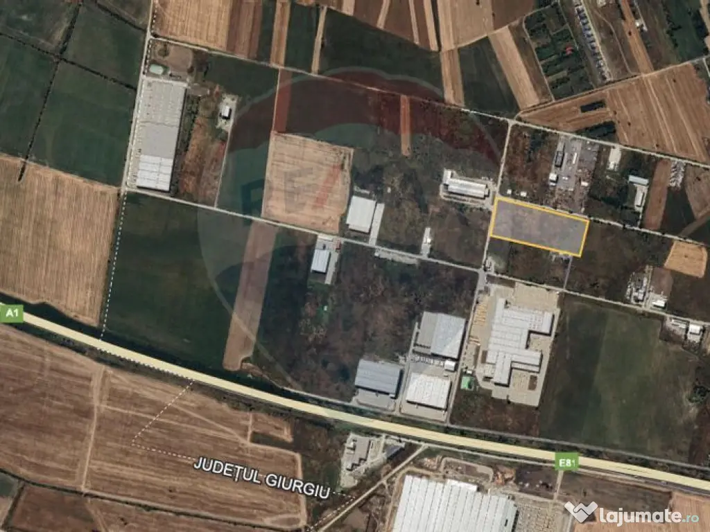 Teren Industrial 3ha/ Autostrada A2 Km 23/Dubla deschidere