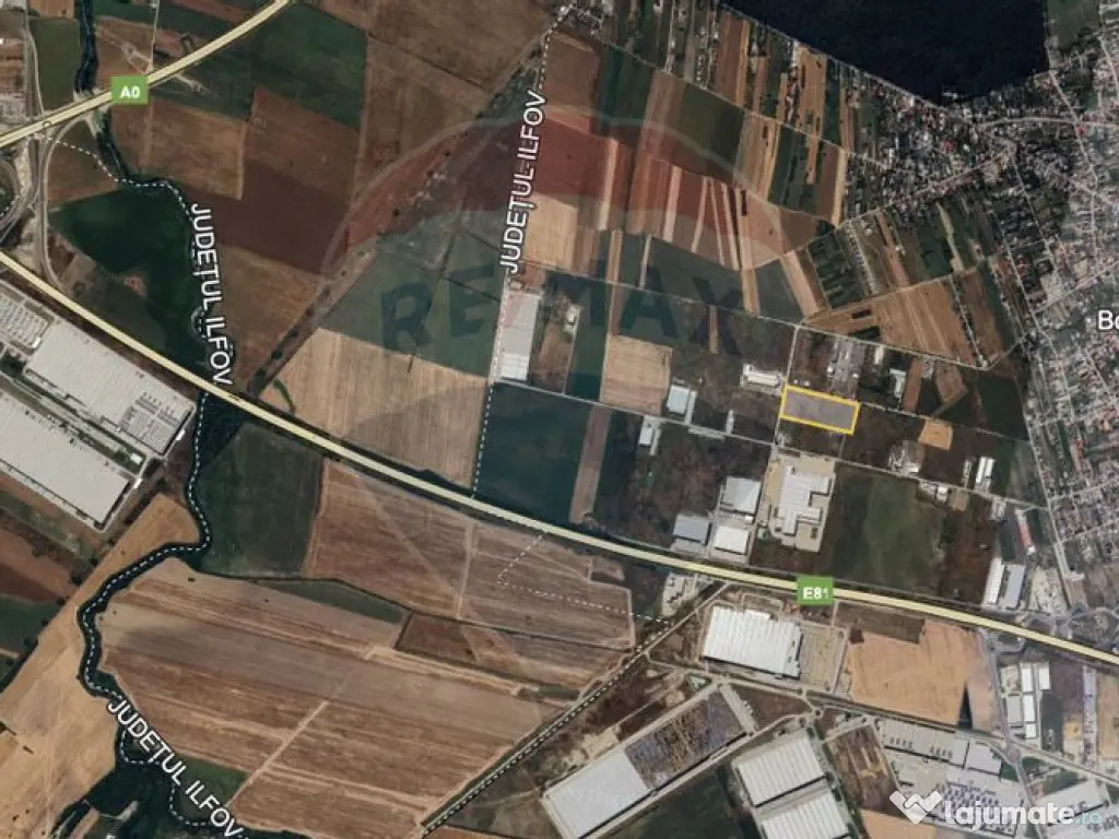 Teren Industrial 3ha/ Autostrada A2 Km 23/Dubla deschidere