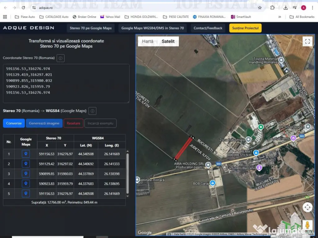 Intravilan 13200 mp, viitoare statie M , scadere mare de pre 