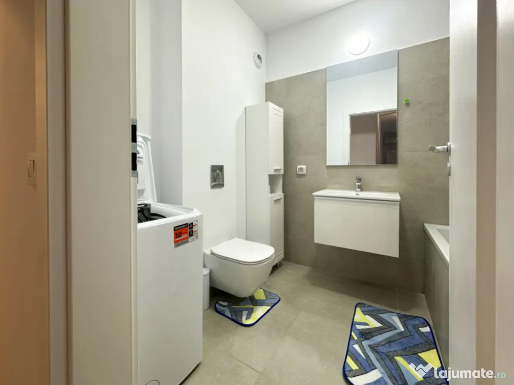 2 camere, prima inchiriere, bloc 2024, centrala, parcare, bo 