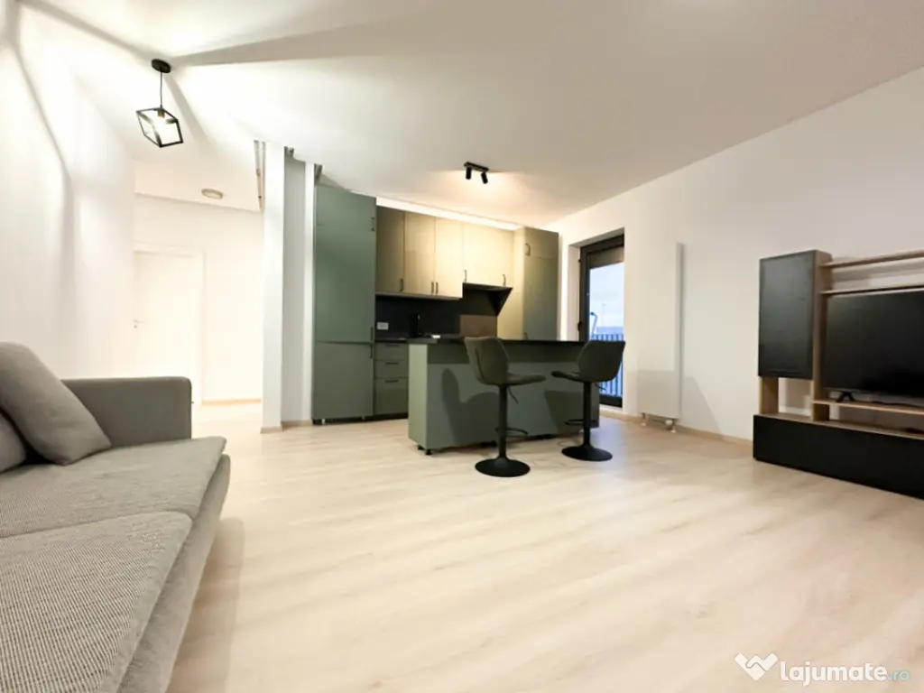 2 camere, prima inchiriere, bloc 2024, centrala, parcare, bo 