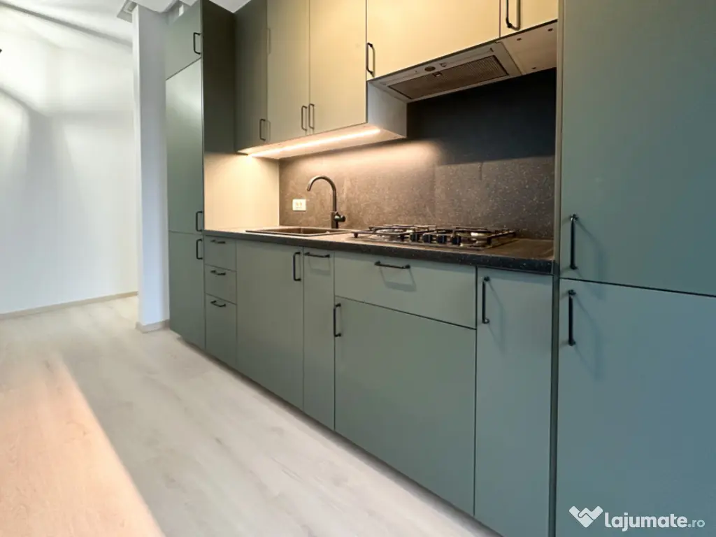 2 camere, prima inchiriere, bloc 2024, centrala, parcare, bo 