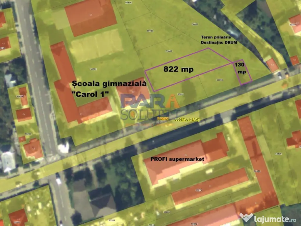 Teren pentru casă în oraș 