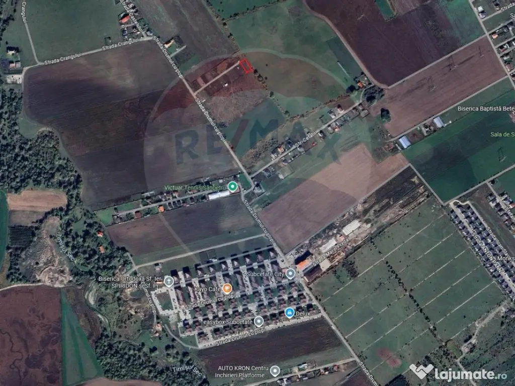 Teren intrare Sanpetru 668mp, str Tudor Arghezi-zona cart... 