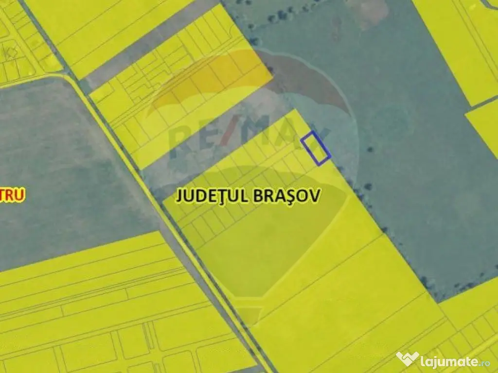 Teren intrare Sanpetru 668mp, str Tudor Arghezi-zona cart... 