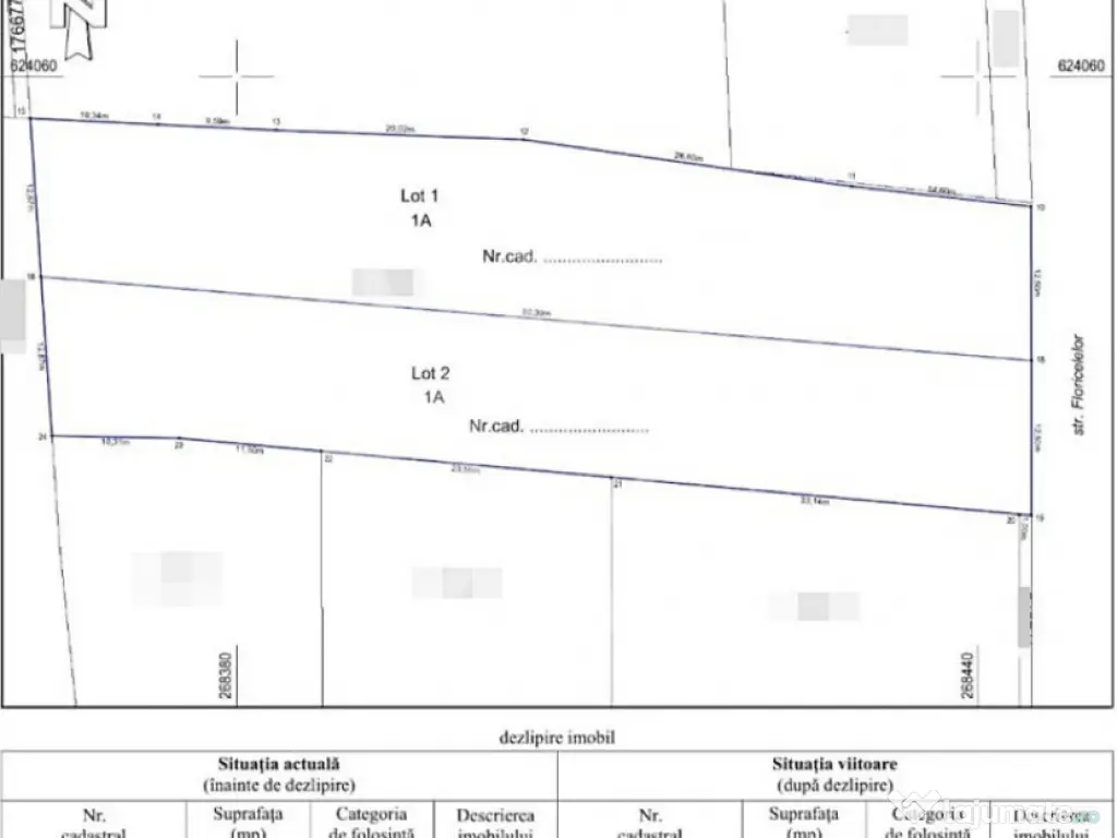 Teren intravilan 2063 mp in zona Dealuri Oradea 