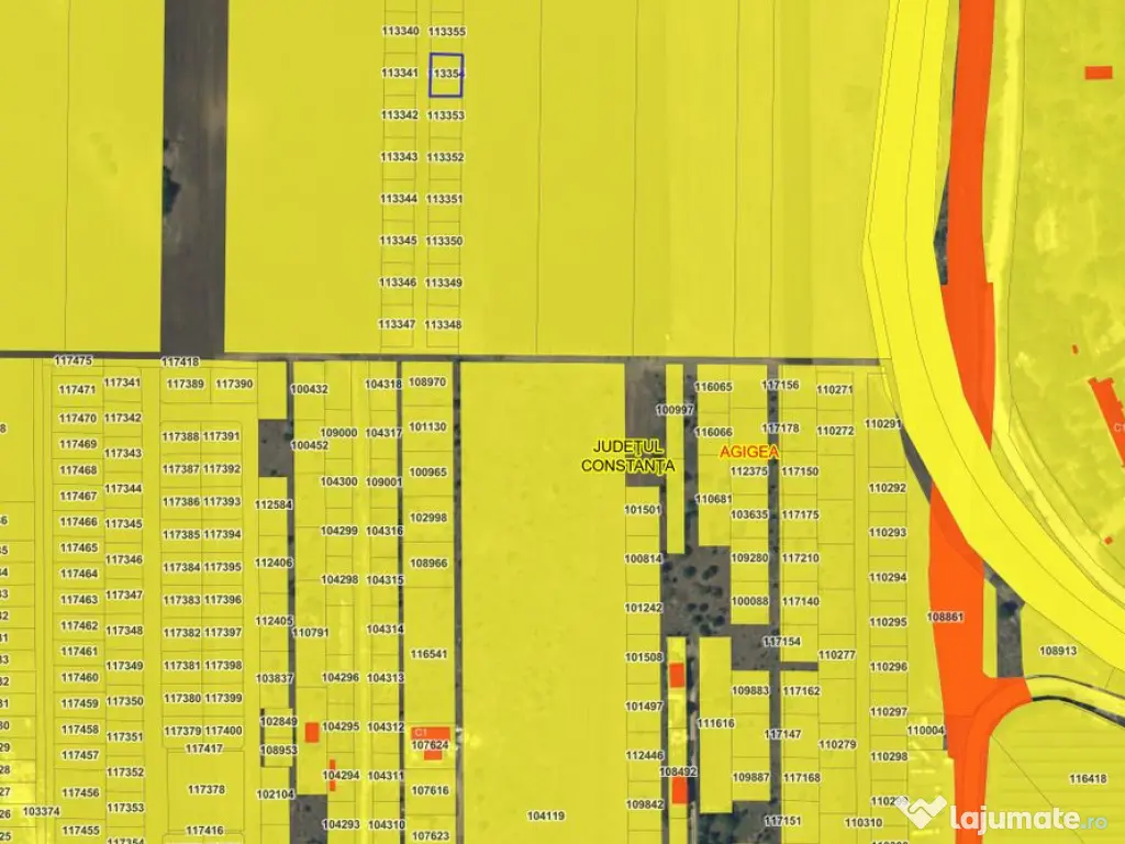 3 loturi teren intravilan 400mp zona Agigea RO-RO - ideal...