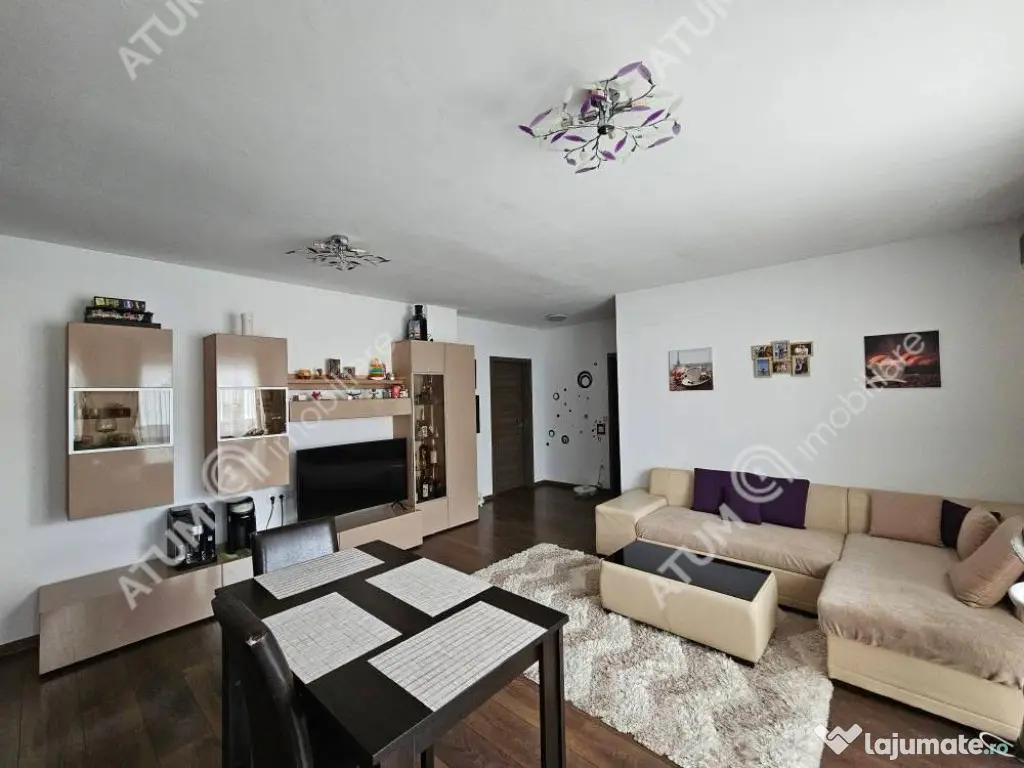 Apartament 3 camere 66 mp utili mobilat si utilat zona Doamn 