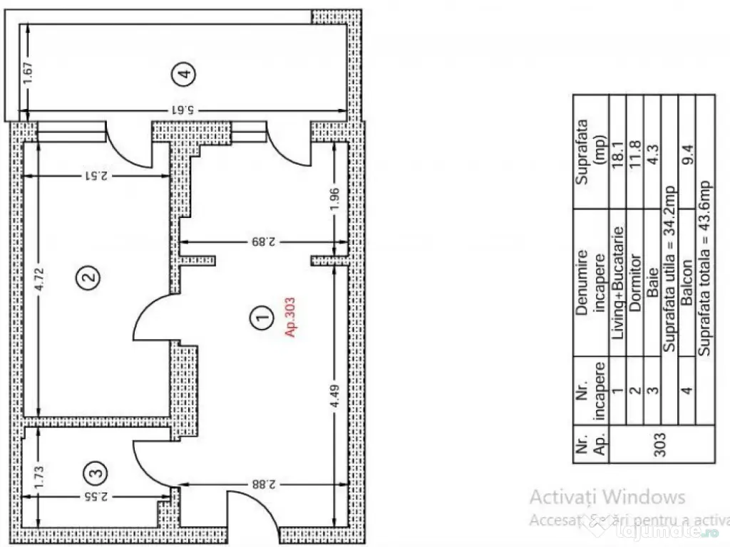 2cam tip studio/5-7min pietonal Auchan/metrou Berceni 