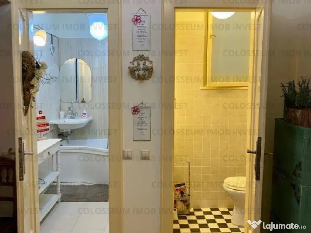 Apartament 3 camere, semidecomandat -Centrul Istoric 