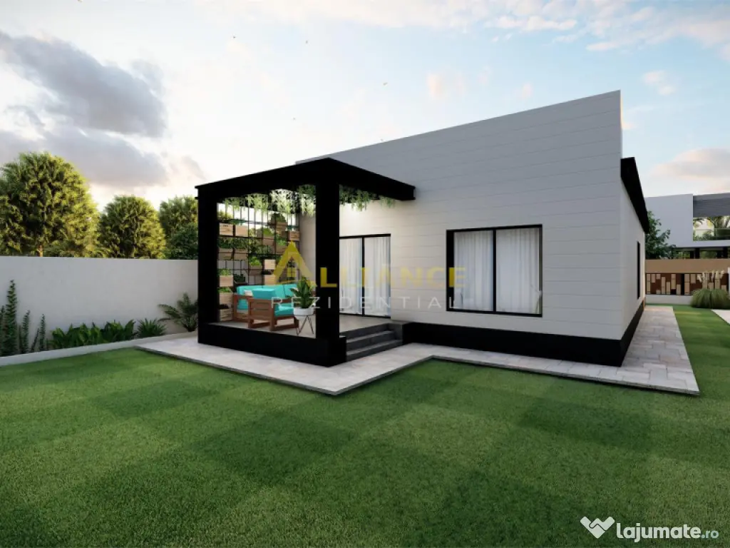 CASA INDIVIDUALA _PROIECT MODERN _3 CAMERE_2 BAI