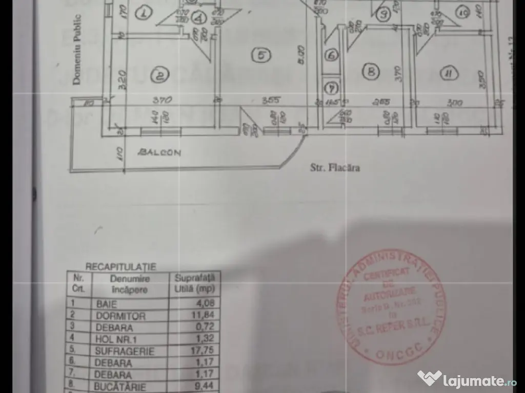 APARTAMENT DE VANZARE CU 3 CAMERE