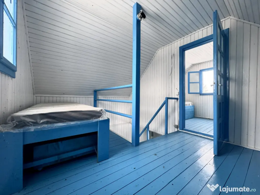 Teren 887mp cu casa pe malul Lacului Snagov | Santu Floresti 