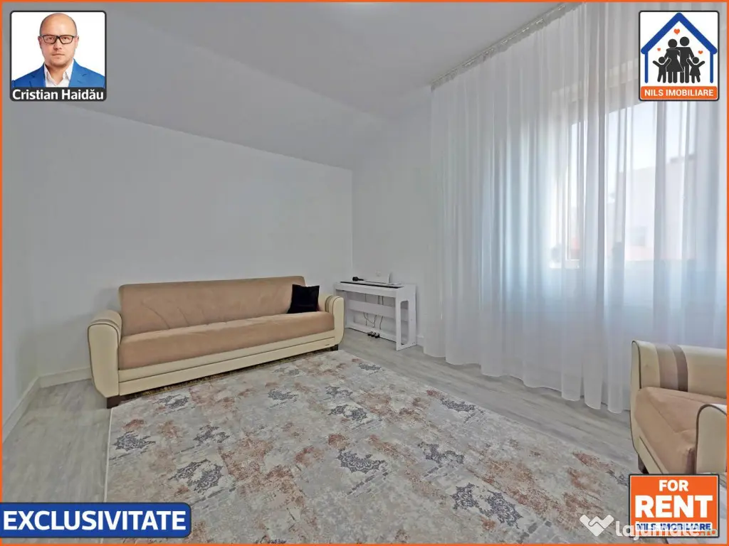 De inchiriat Apartament 2 camere| Bloc nou | Damaroaia - S1 