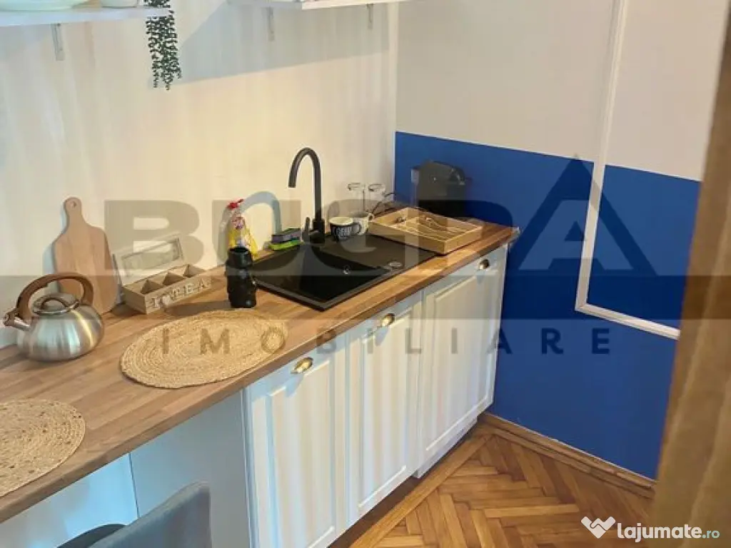 Apartament 1 camera, 34 mp, parcare, zona ULTRACENTRALA 