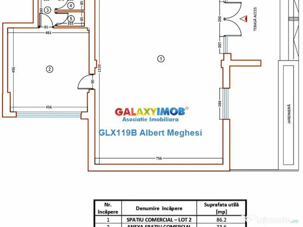 Investitie imobiliara - Spatiu comercial inchiriat Sisesti