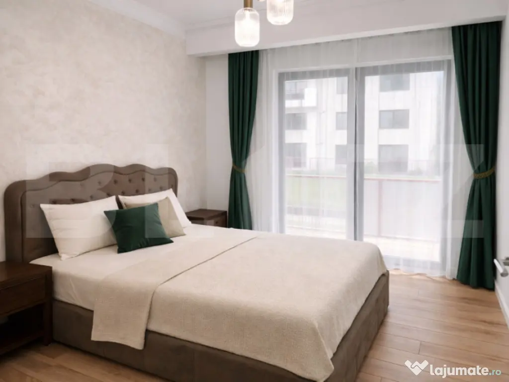 Apartament 2 camere, 55 mp, parcare, zona Vivo