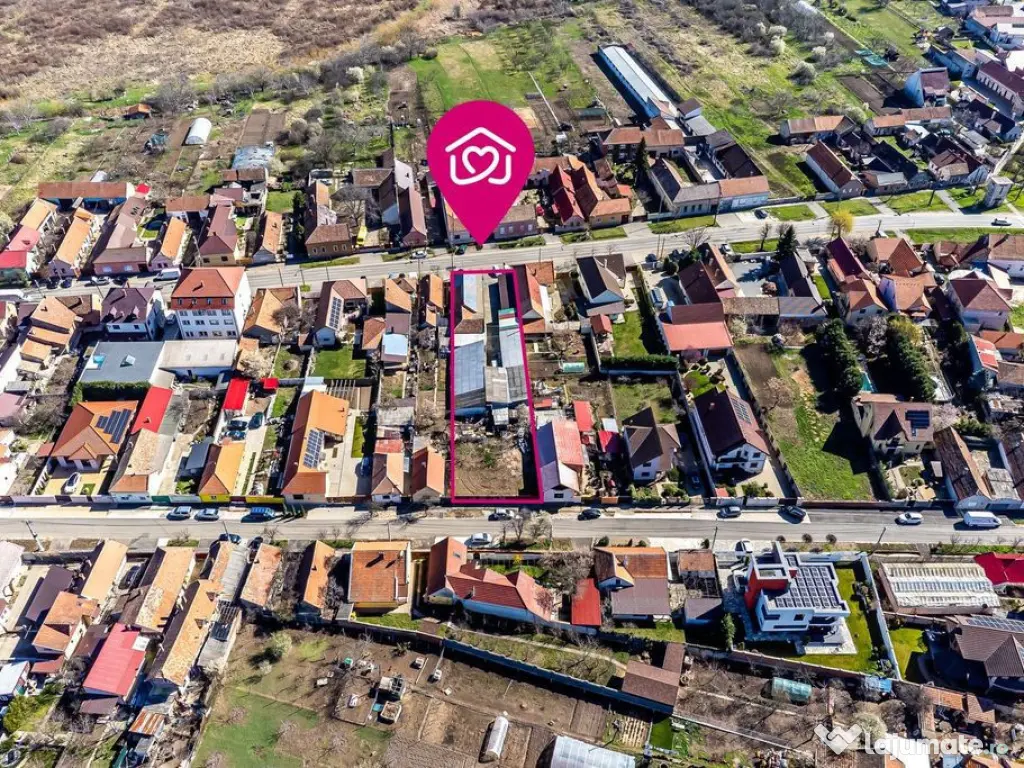 Teren 1358 mp, 2 fronturi stradale, Aradul Nou, toate uti... 