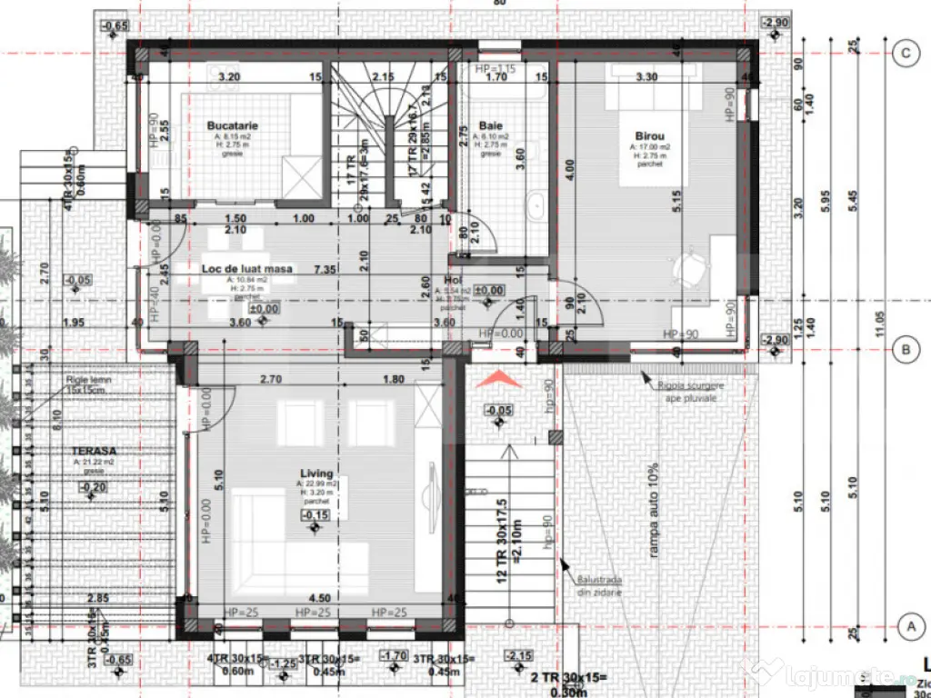 Casa moderna si luminoasa, cu spatii vitrate generoase, 610m 