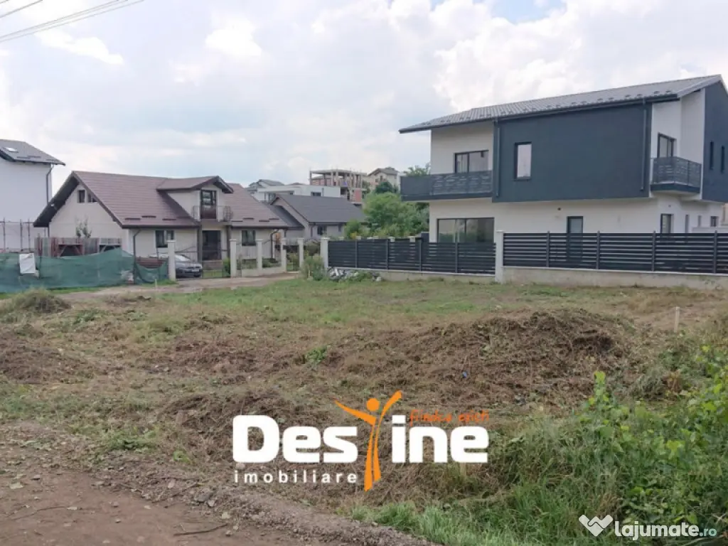Teren intravilan 420 mp 2 fronturi stradale 20m Bucium Lidl 