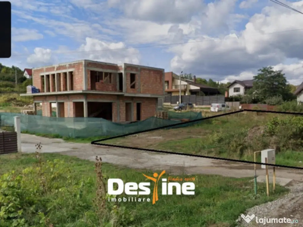 Teren intravilan 420 mp 2 fronturi stradale 20m Bucium Lidl 