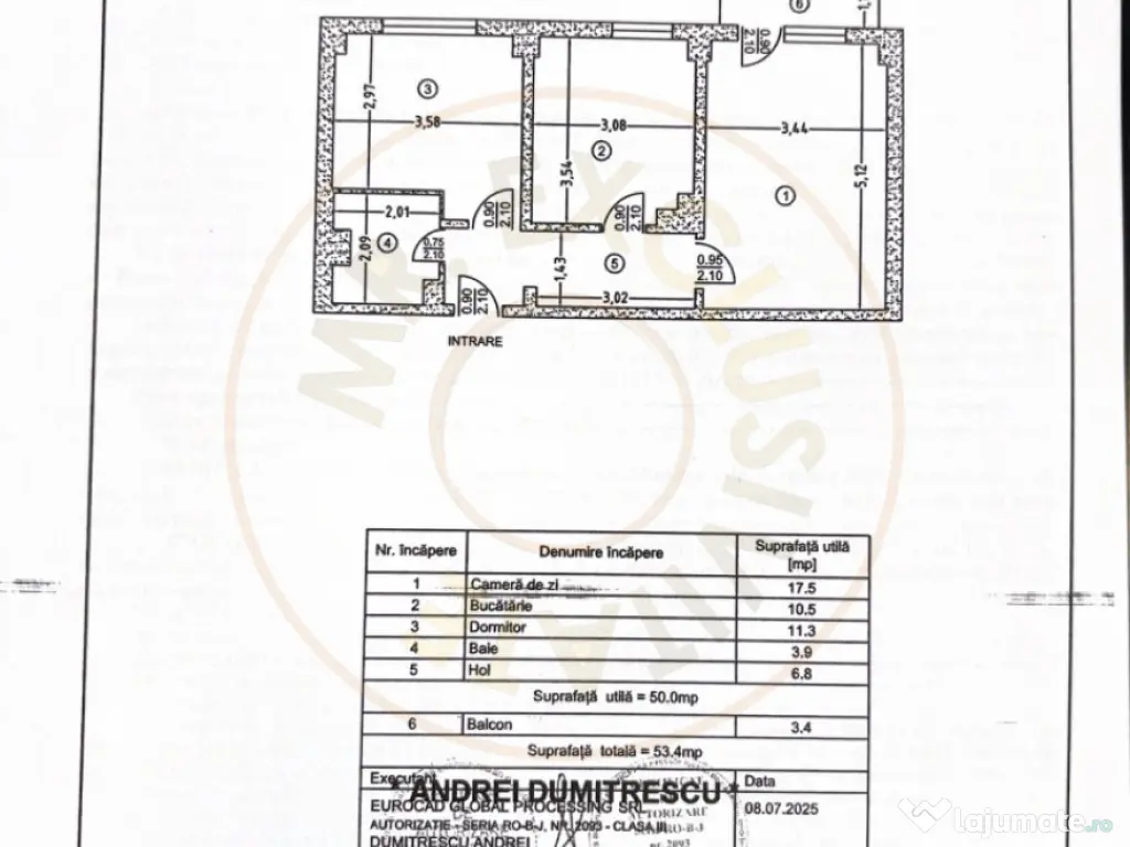 Apartament 2 camere, etaj 2, Banat ( Pediatrie) 