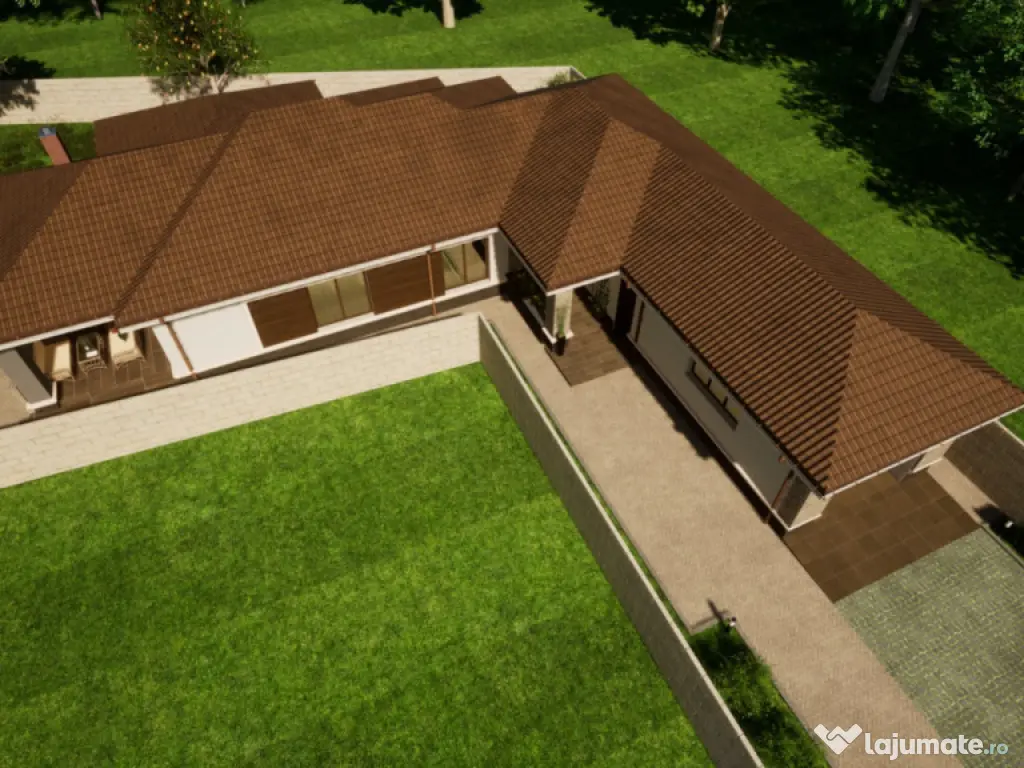 Casă la roșu în Tăuții Măgherăuș, teren 800 mp, acce